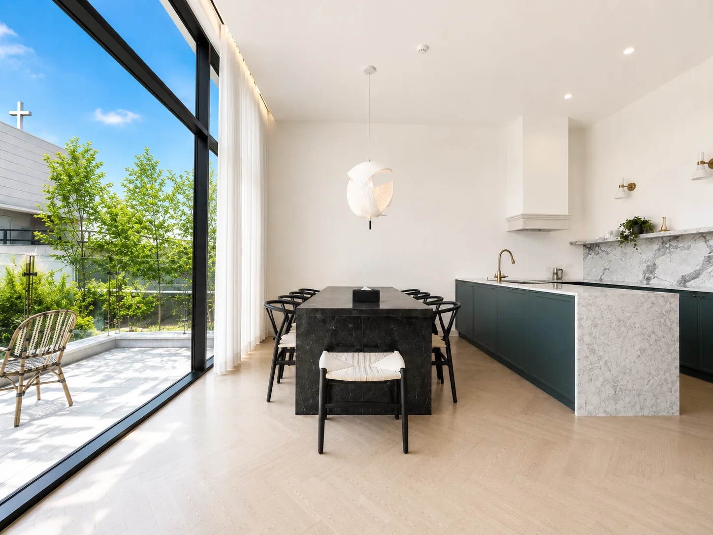 Foreste A dining area
