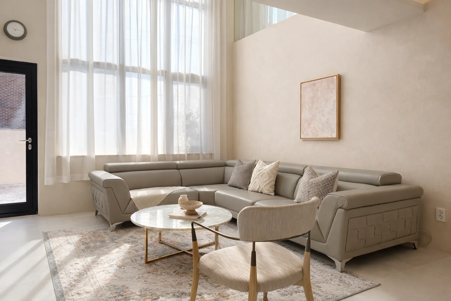 Living room with sofa