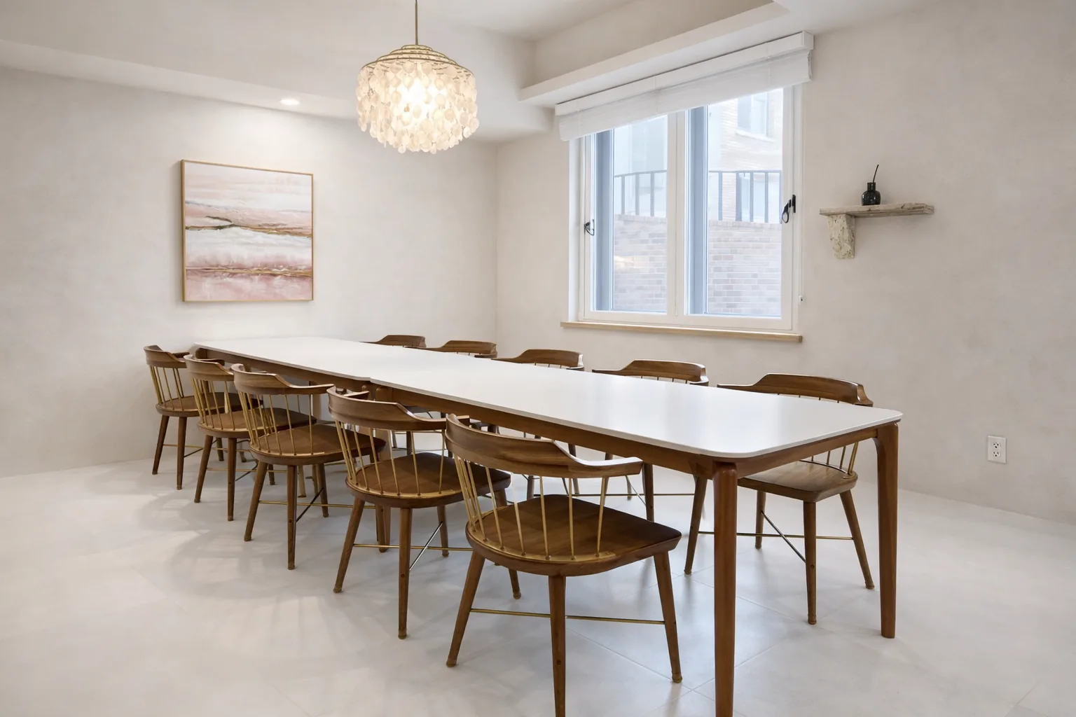 Dining table for the whole group